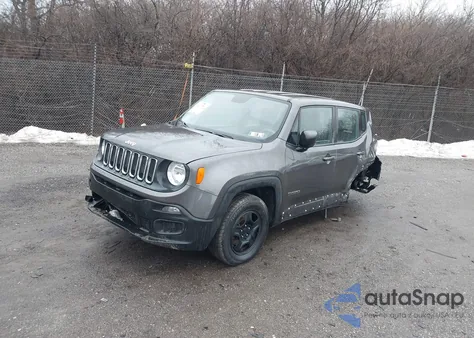 2016 Jeep Renegade Sport из США, поврежденный, VIN ZACCJBAT0GPC87004